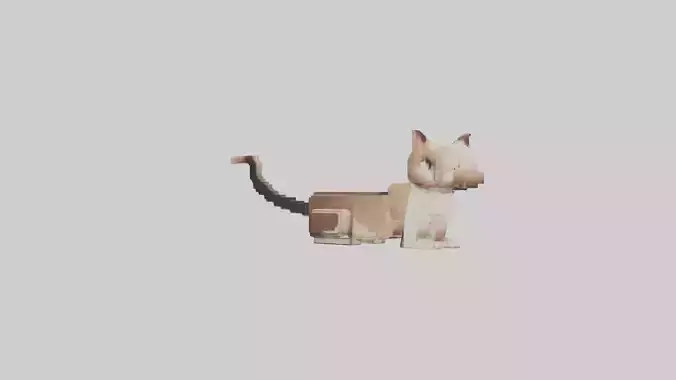 Pixelated Cat  