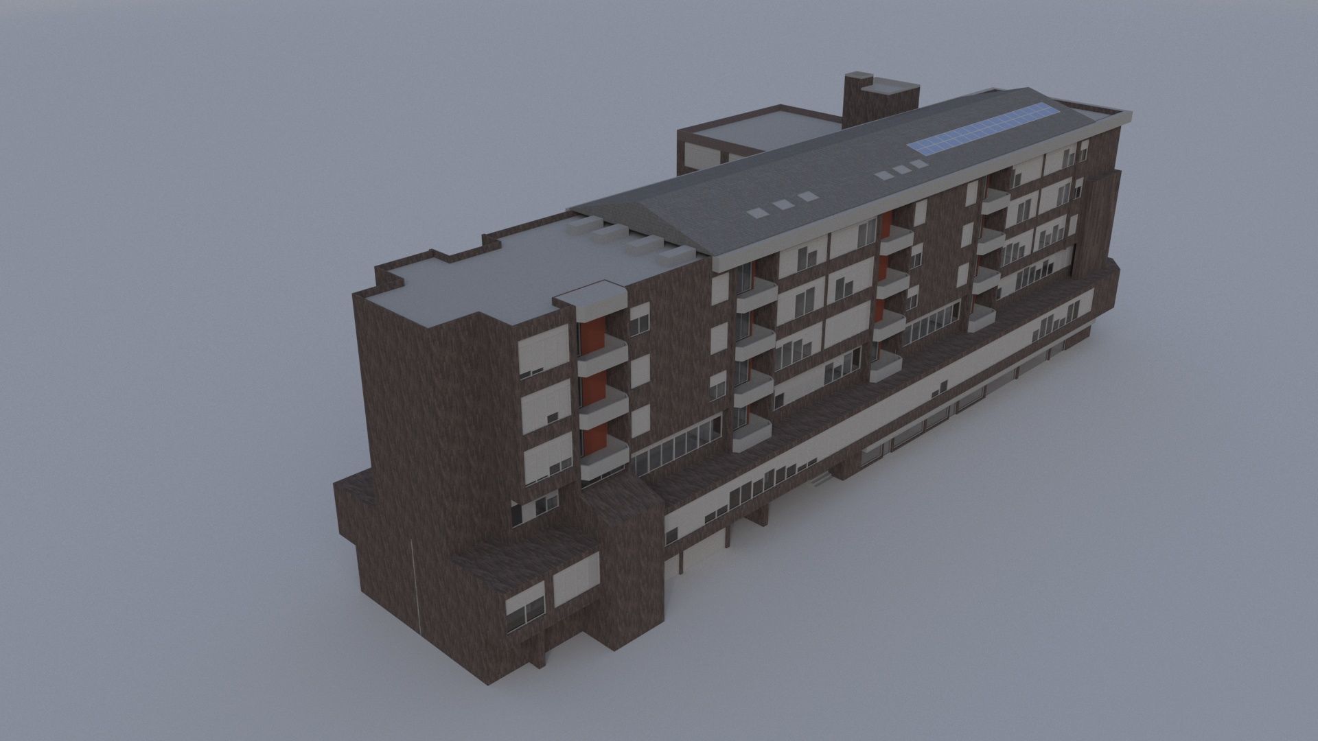 Building contemporary E 3D model_3