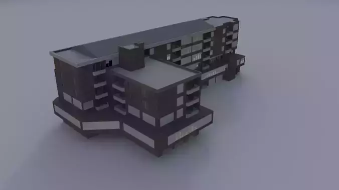 Building contemporary E 3D model