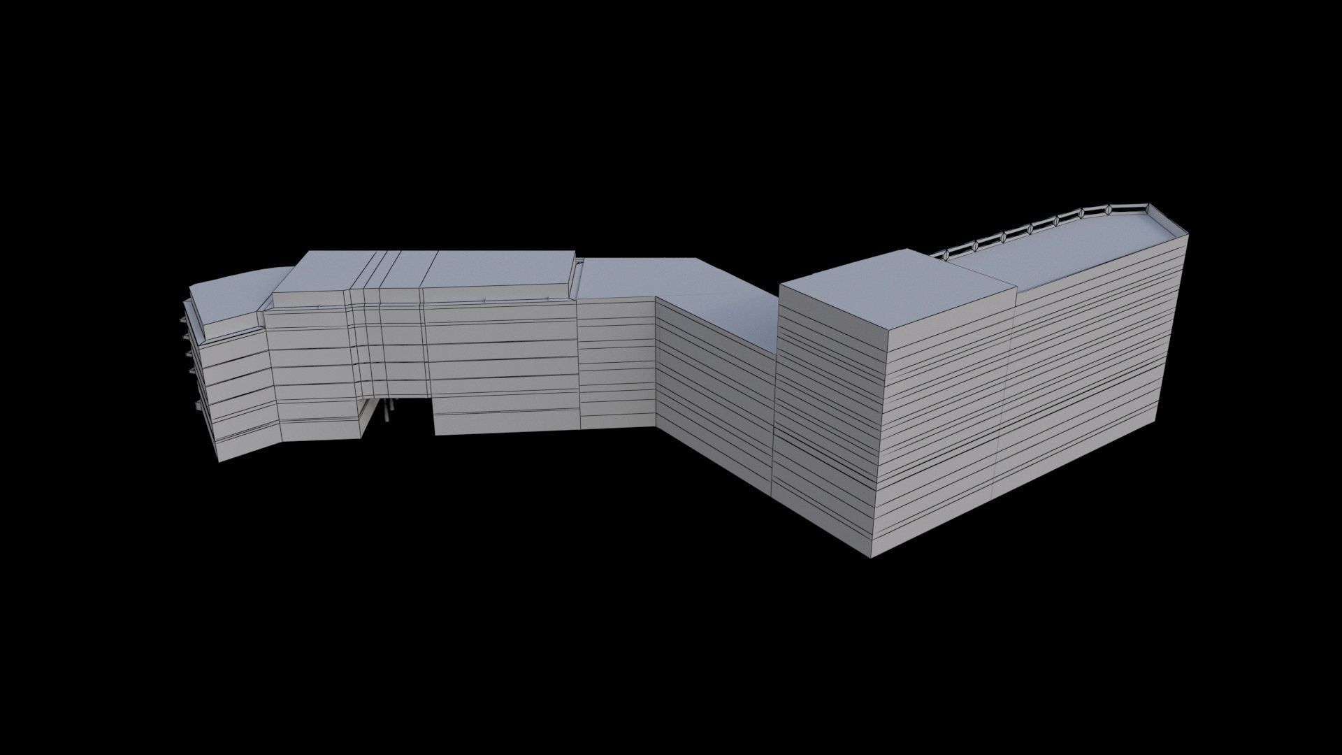 Building contemporary G 3D model_7