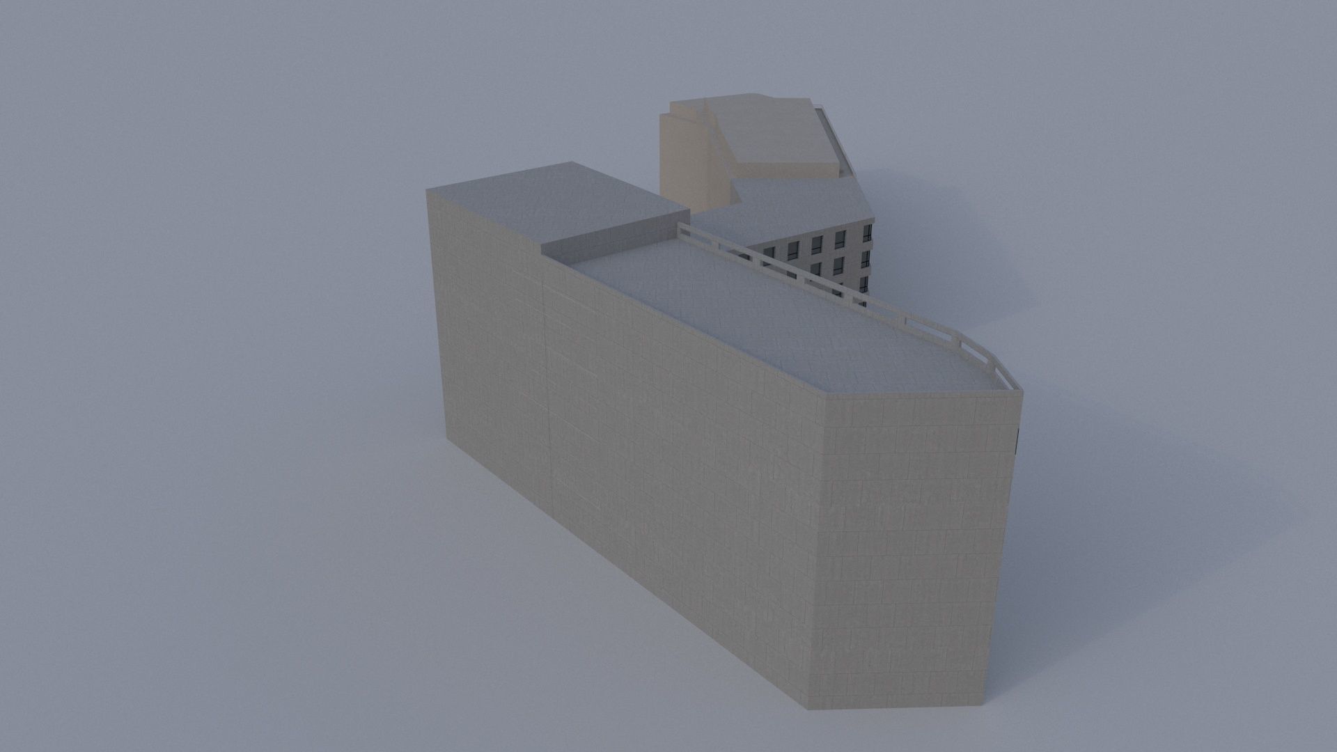 Building contemporary G 3D model_4