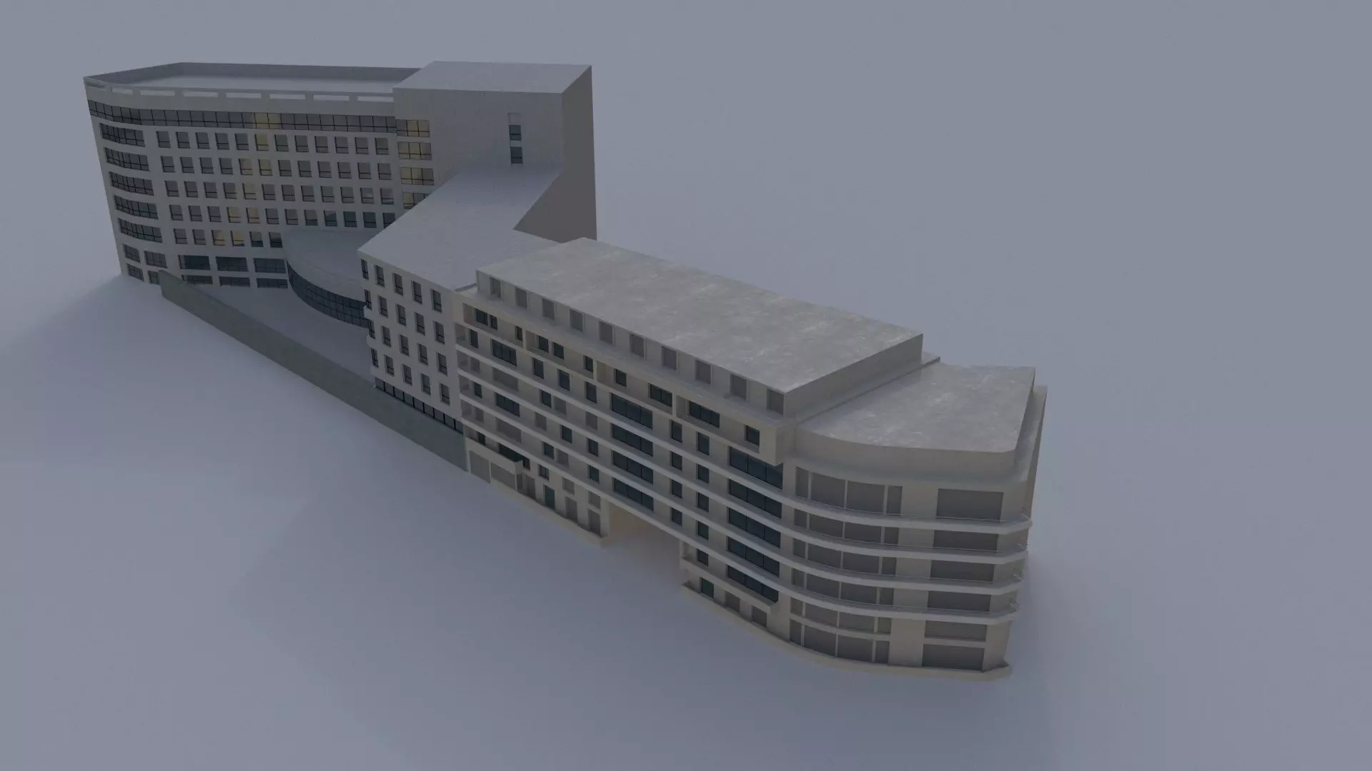 Building contemporary G 3D model_0