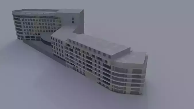 Building contemporary G 3D model