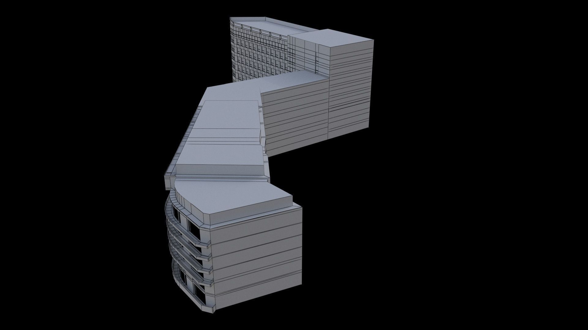 Building contemporary G 3D model_6