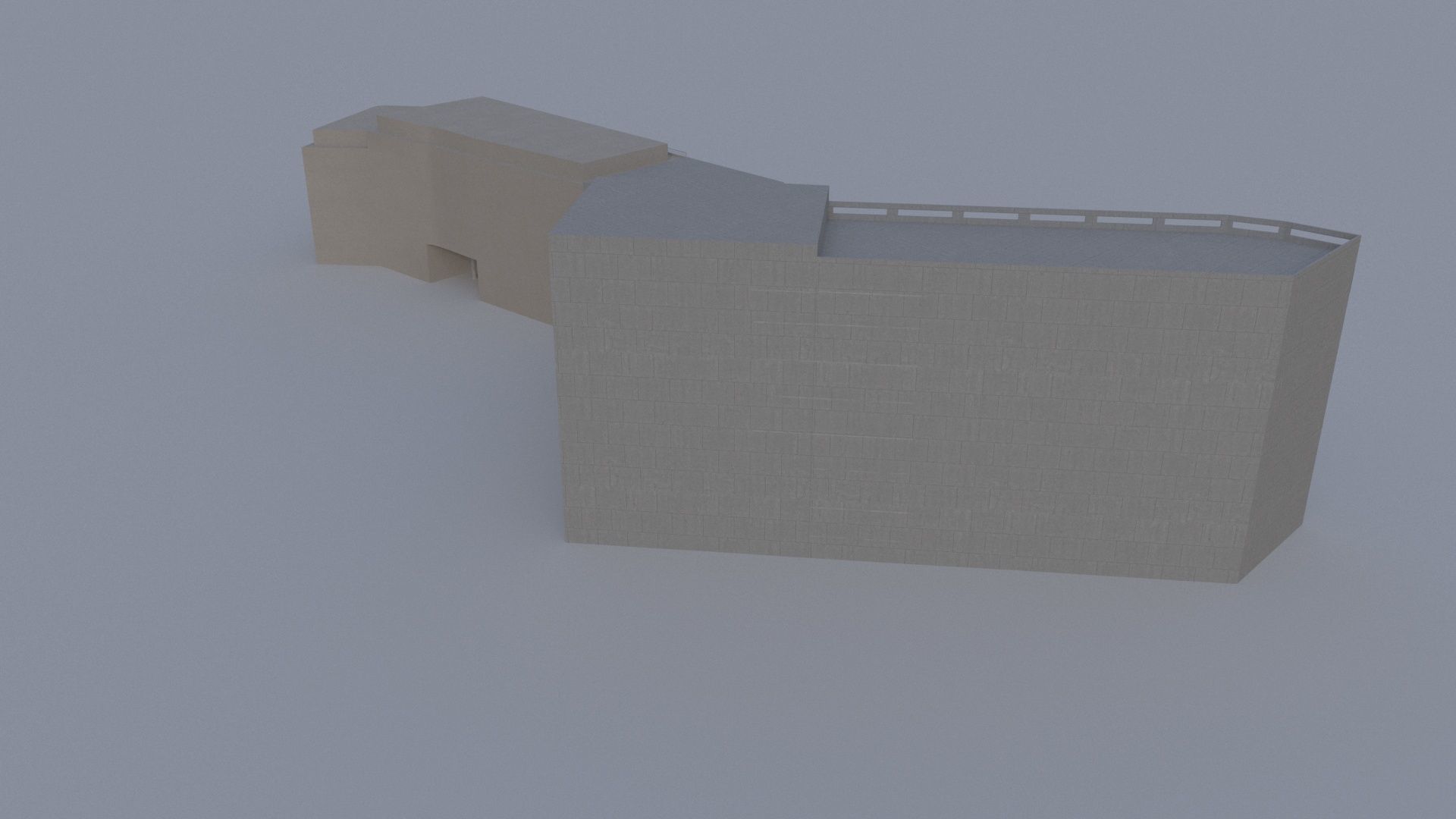 Building contemporary G 3D model_3