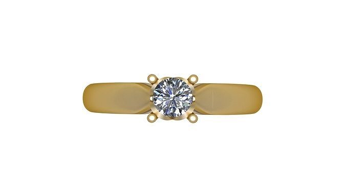 SIMPLE WEDDING RING FOR COUPLE 3D PRINTABLE MODEL 3D print model