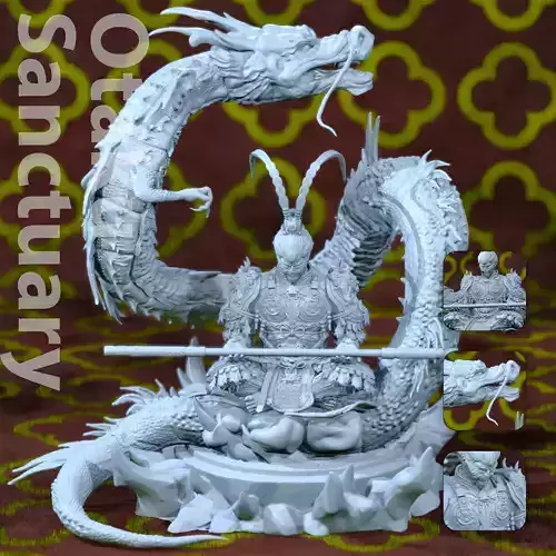 Black Myth Wukong Dragon fan art