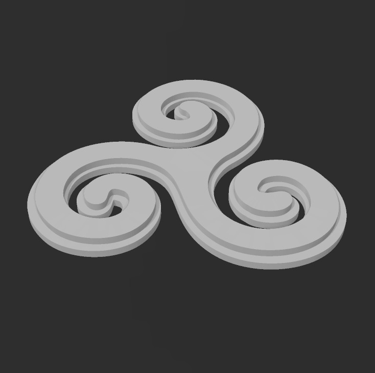 Pack 12 Trisquel HD 3D print model_3