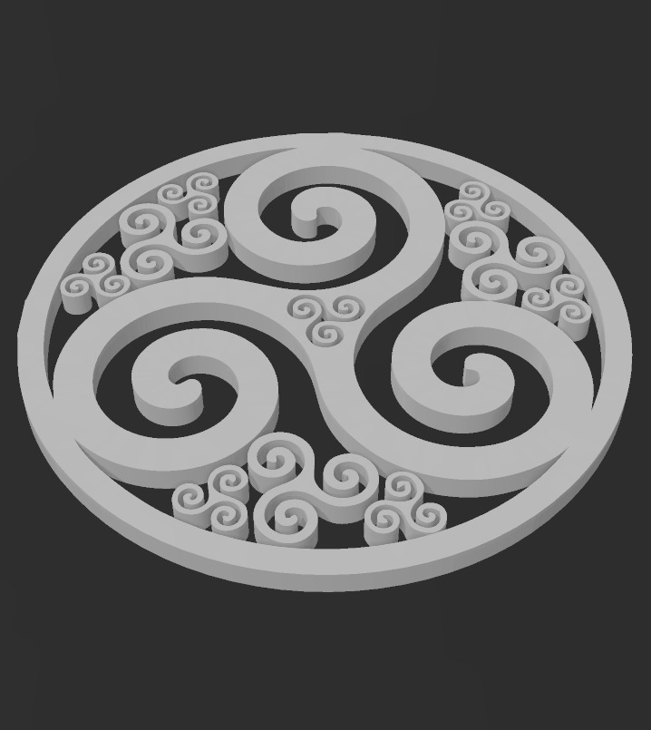 Pack 12 Trisquel HD 3D print model_20