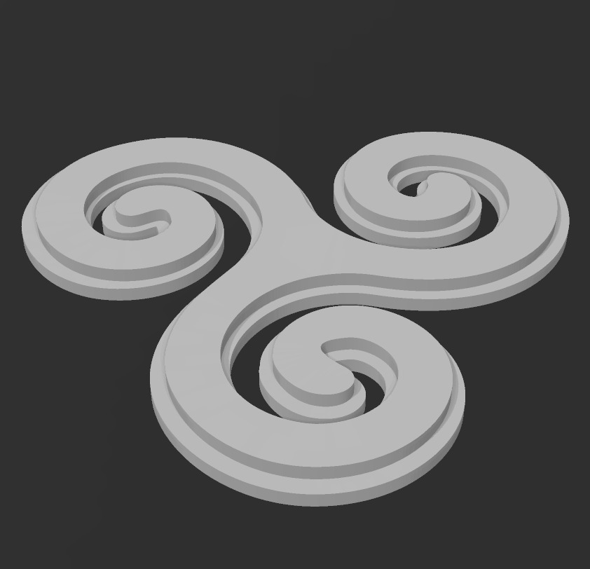 Pack 12 Trisquel HD 3D print model_4