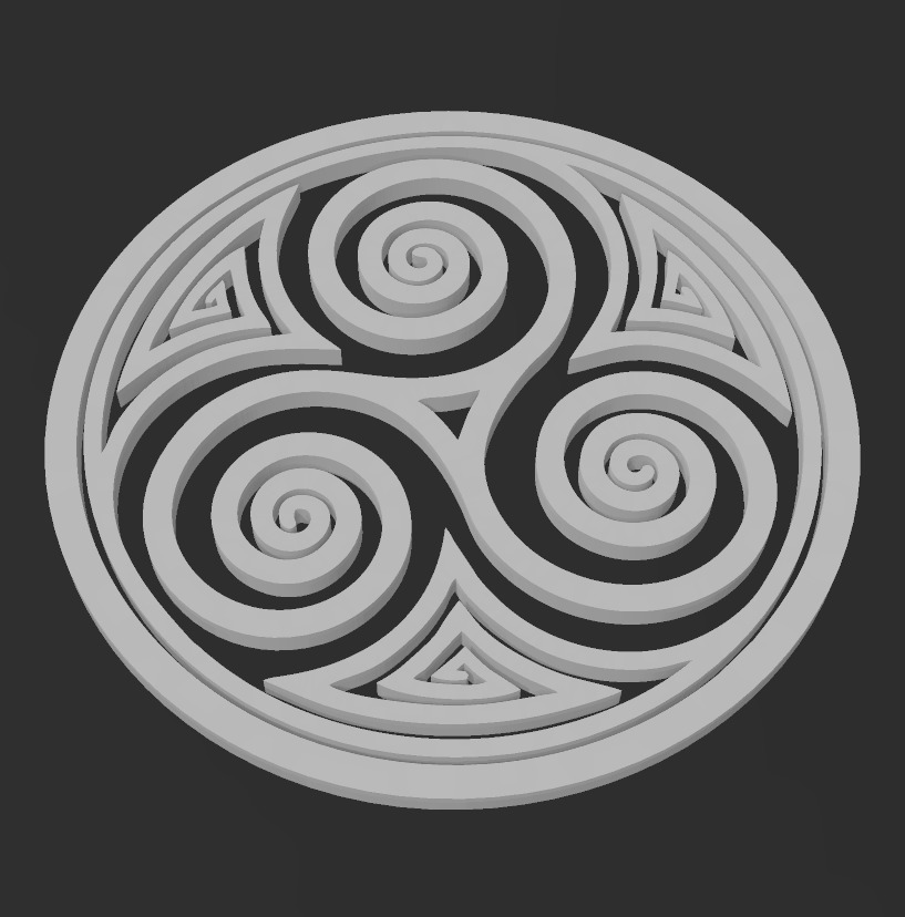 Pack 12 Trisquel HD 3D print model_22