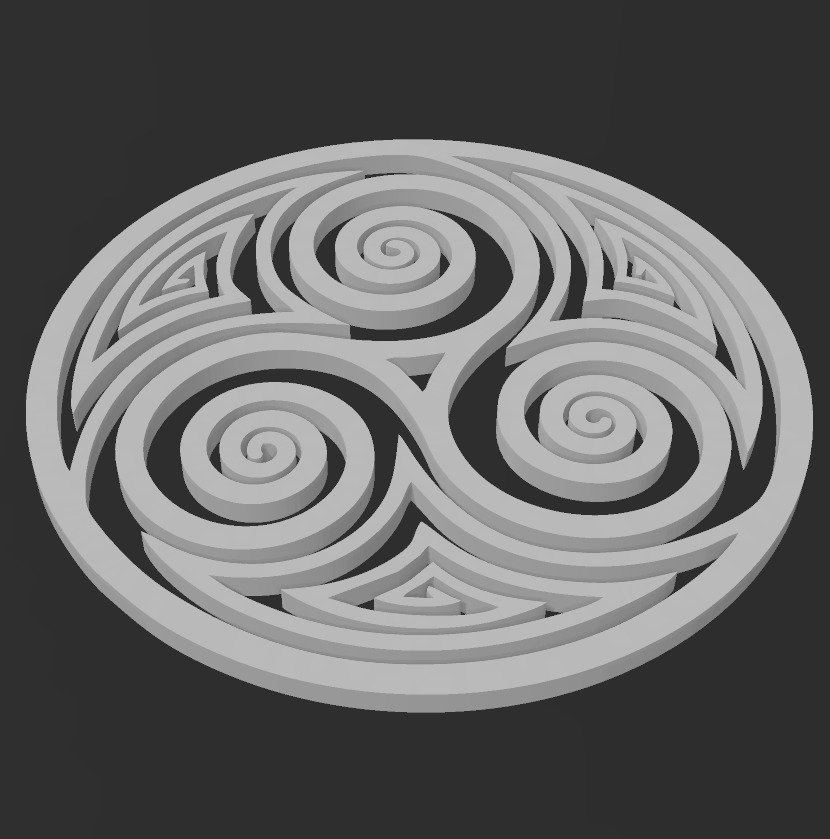 Pack 12 Trisquel HD 3D print model_16