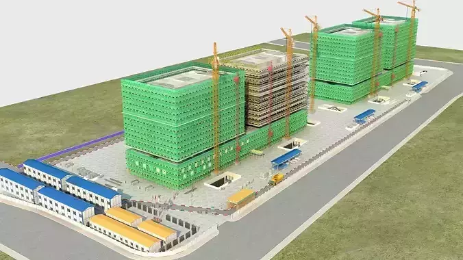 Construction site  3D model