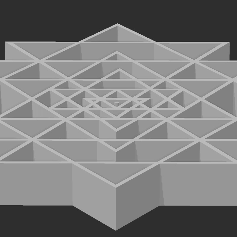 Sri Yantra Pack 3D print model_11