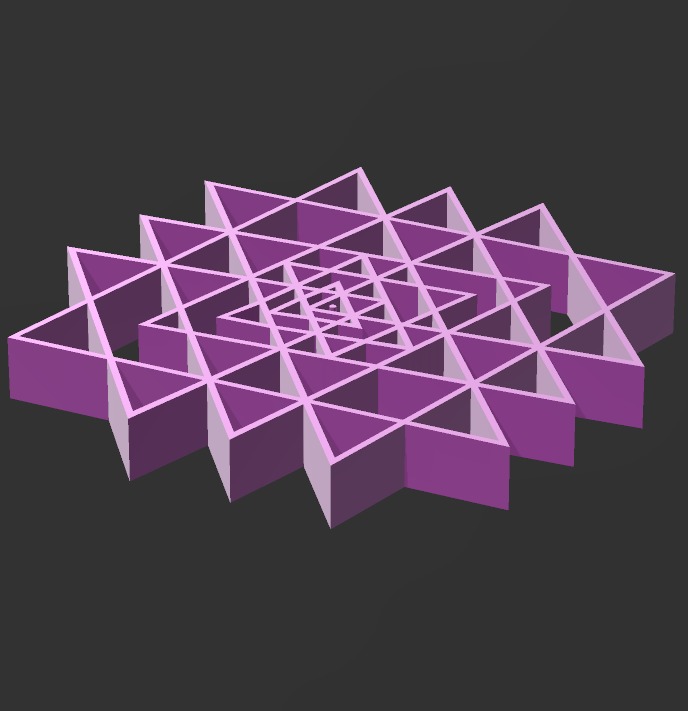 Sri Yantra Pack 3D print model_17