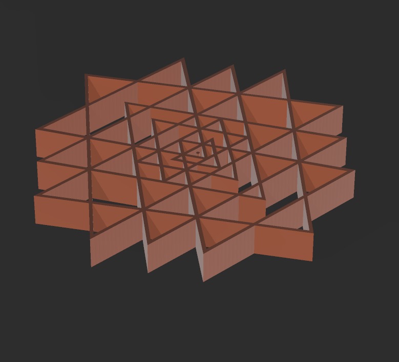 Sri Yantra Pack 3D print model_20