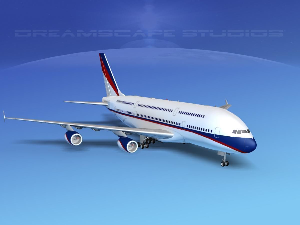 Airbus A380-800 Corporate 3D model_3