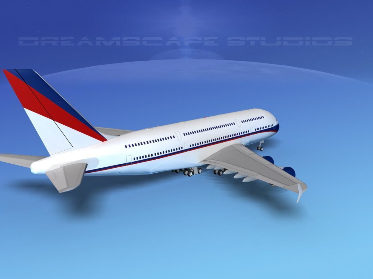 Airbus A380-800 Corporate 3D model_6