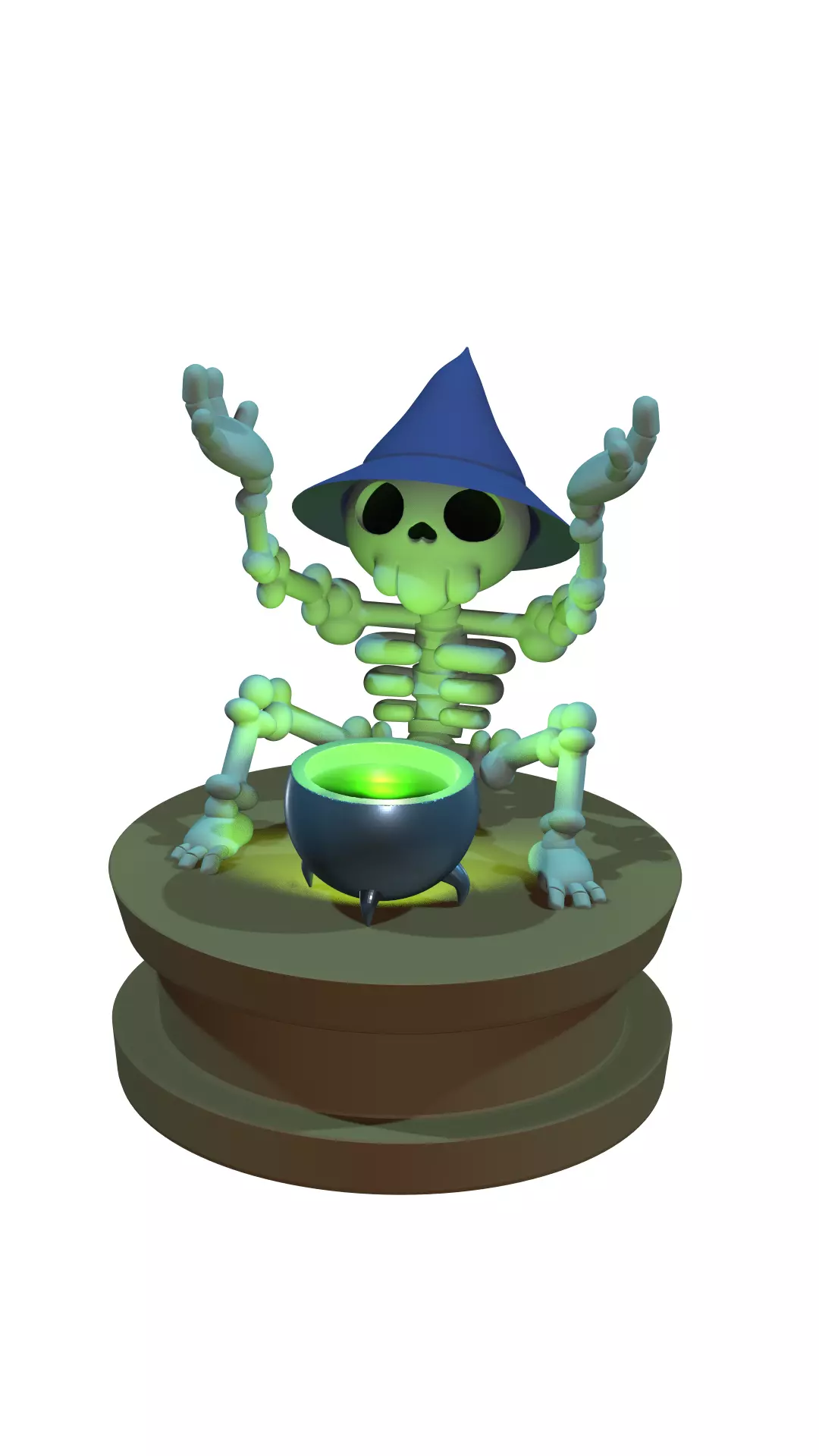 Sqleto Low-poly 3D model
