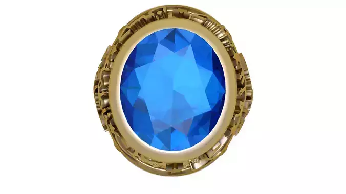 MUSLIM MEN RING 3D PRINTABLE MODEL