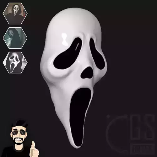 GHOSTFACE - MASK 3D print model