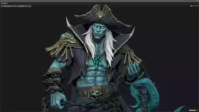 Captain Pirate 3D model