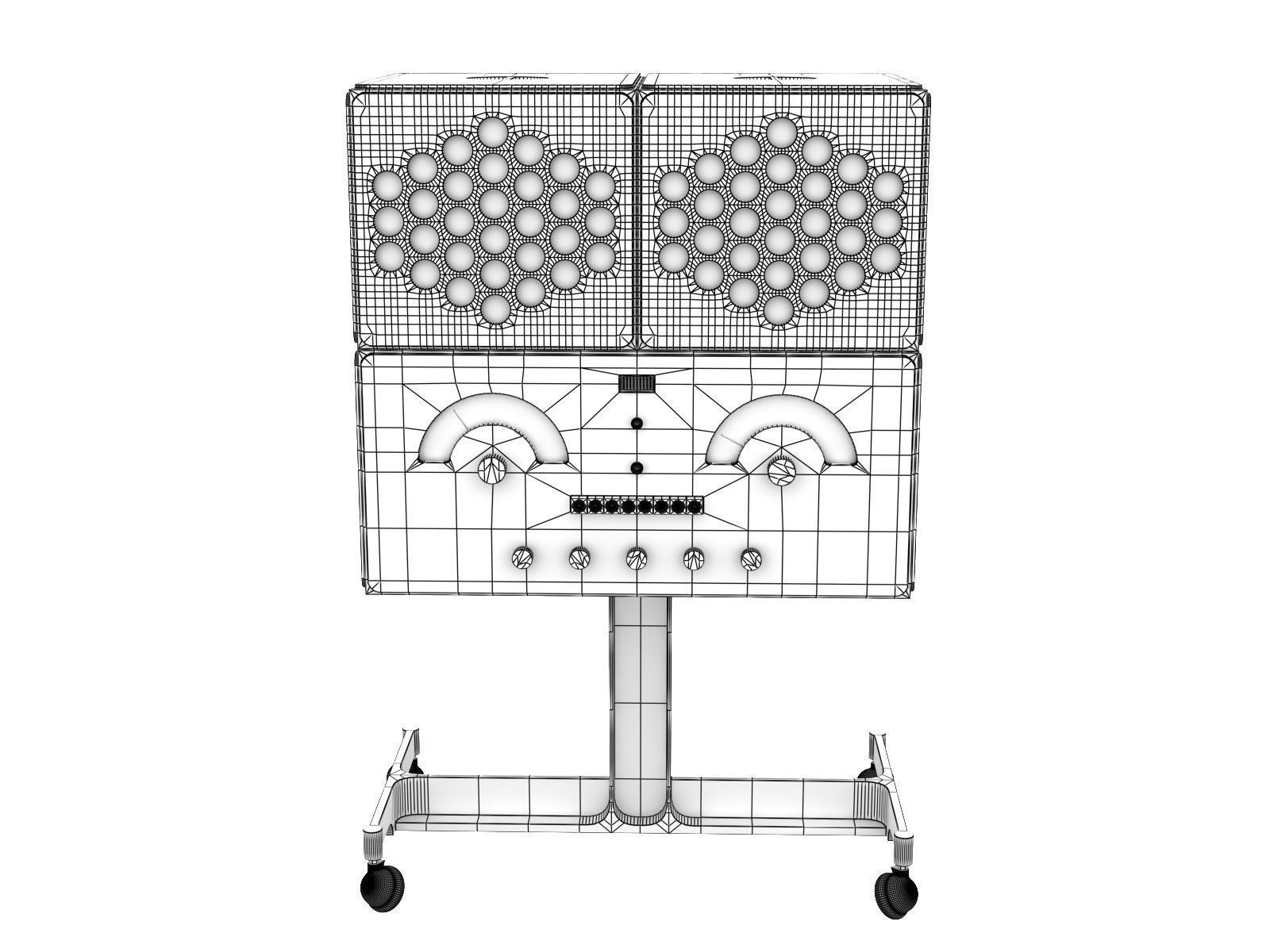 Radiofonografo RR226 3D model_5