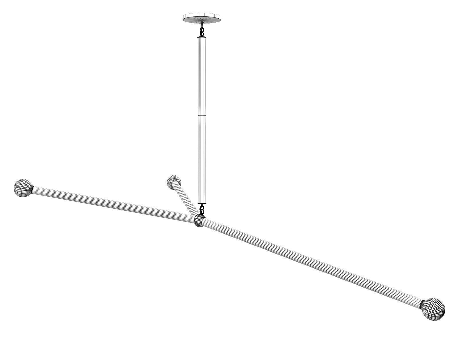 Arrow Pendant Lamp 3D model_7