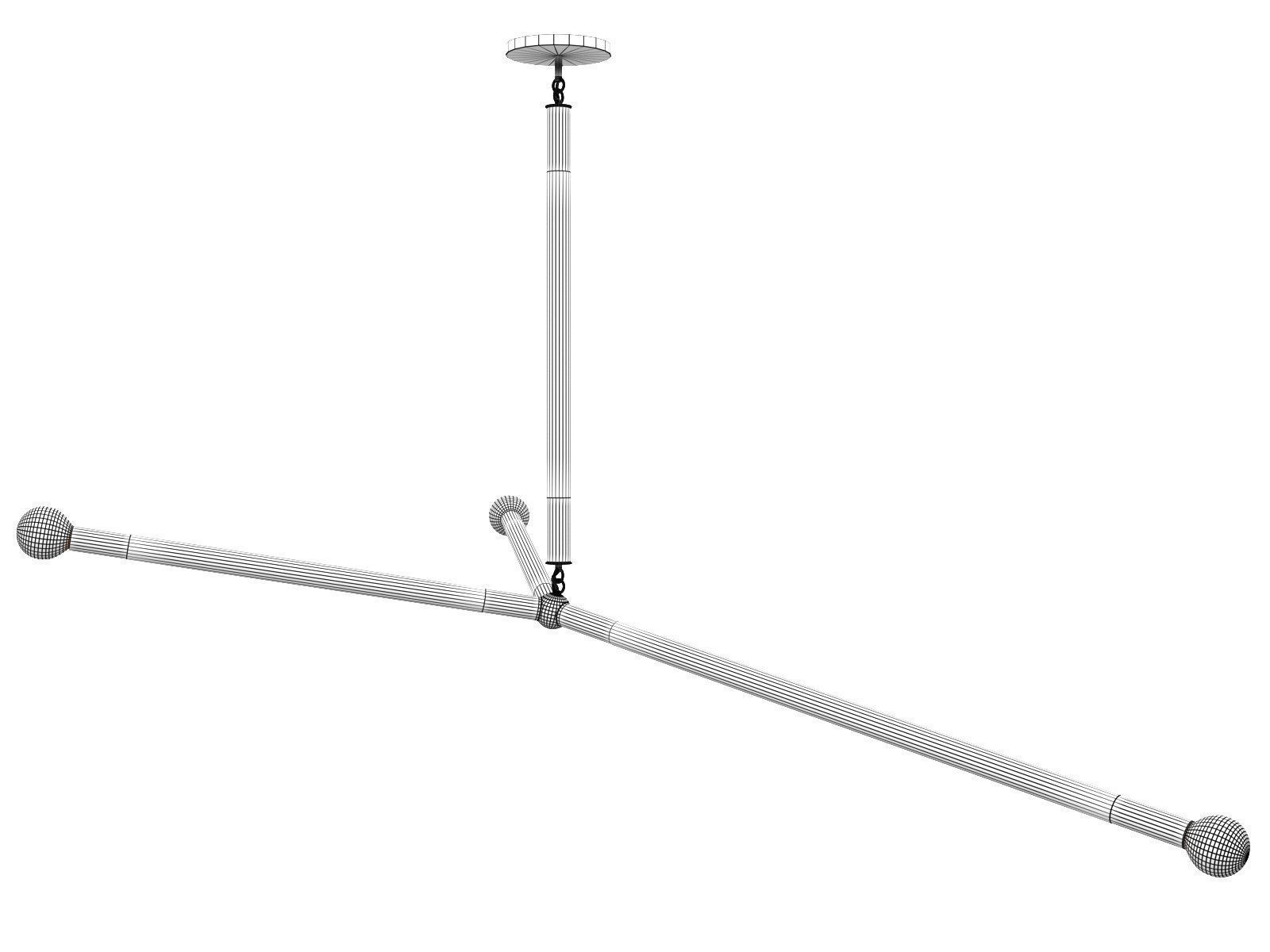 Arrow Pendant Lamp 3D model_6