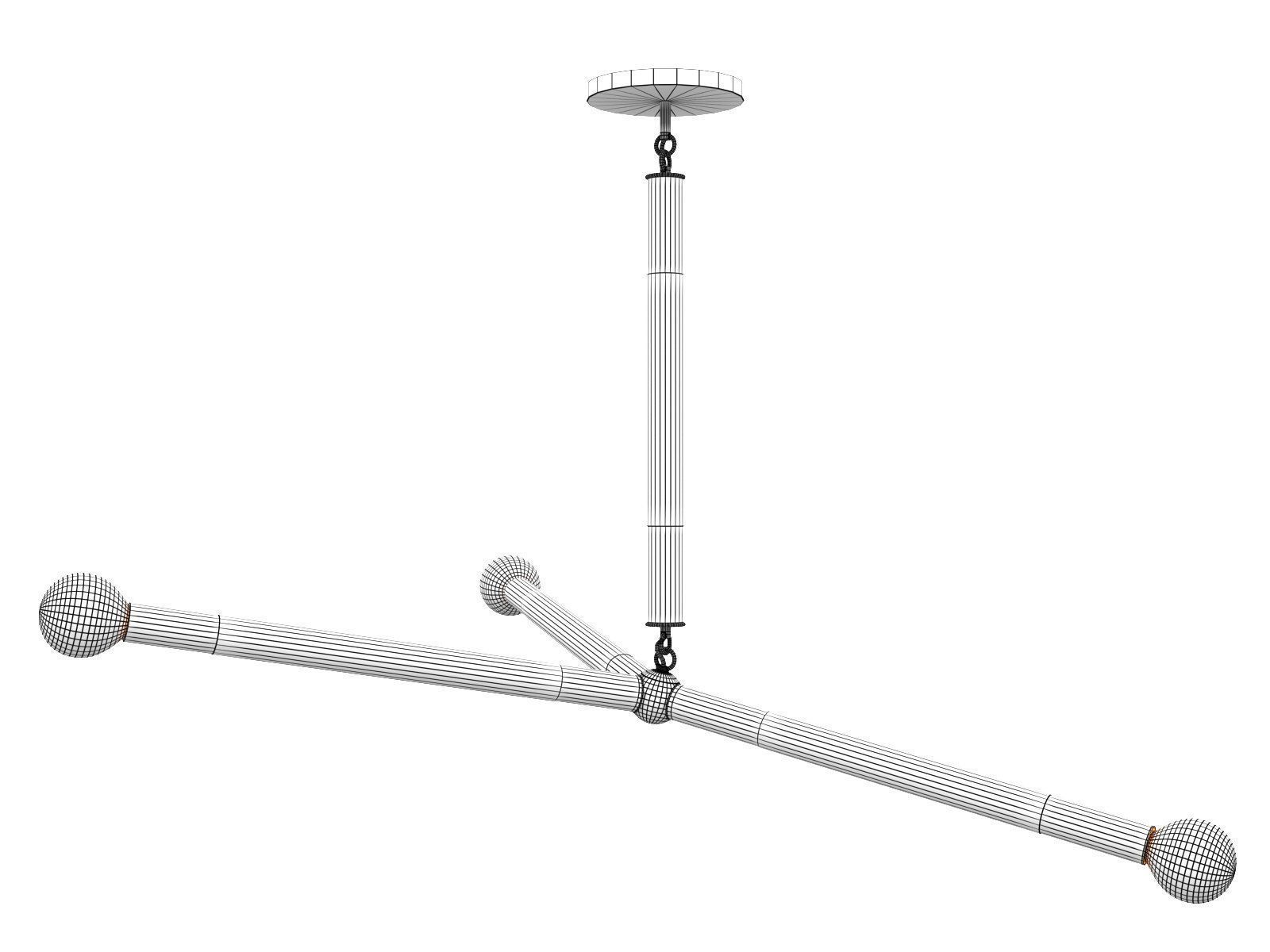 Arrow Pendant Lamp 3D model_8