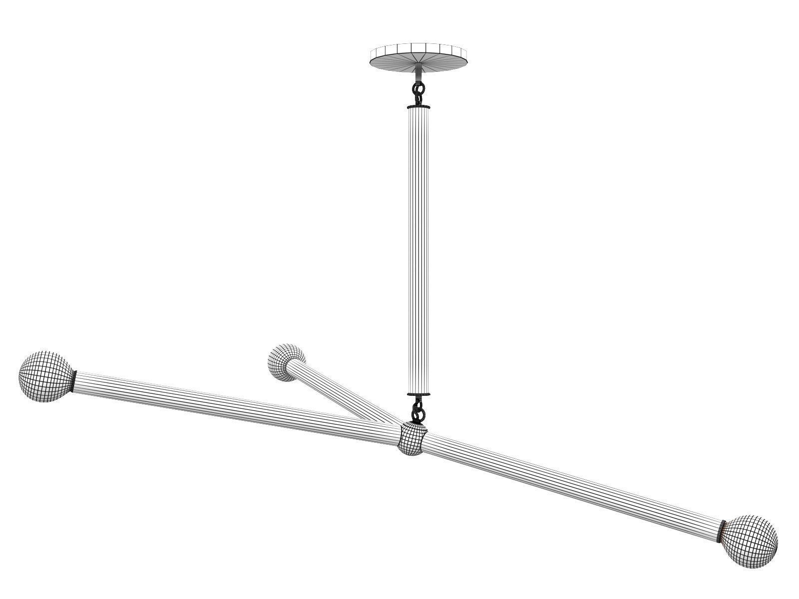 Arrow Pendant Lamp 3D model_9