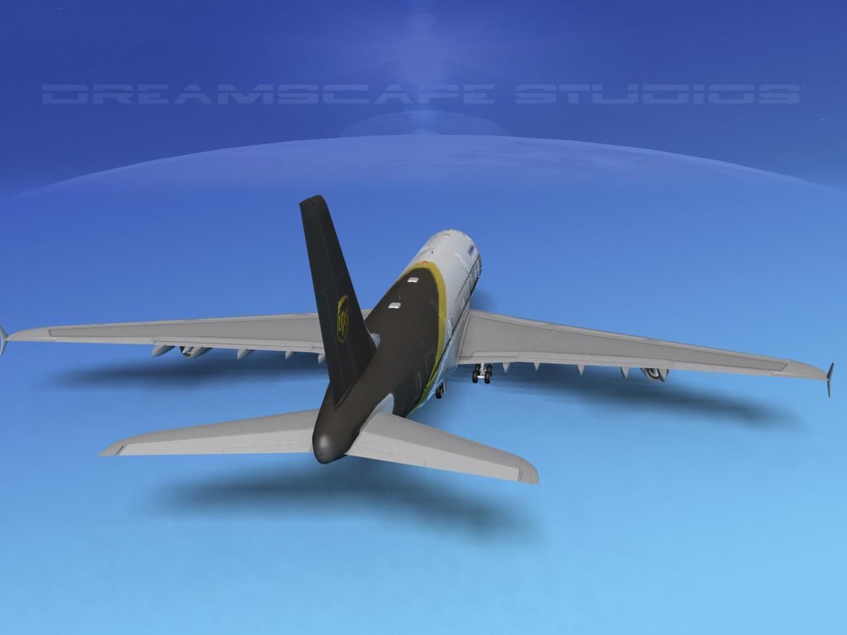 Airbus A380-800 UPS 3D model_7