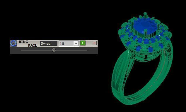beautiful ring for daimonds 3D print model_16