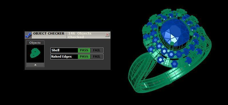 beautiful ring for daimonds 3D print model_19