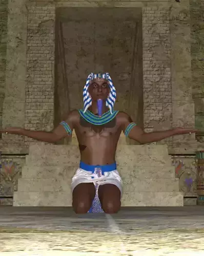 Egyptian king tut 3D model