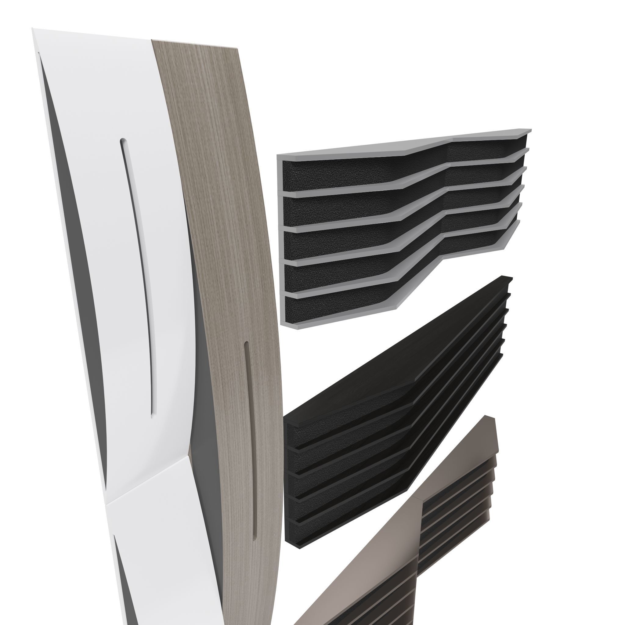 Artnovion Galan Hybrid Absorber-Diffuser 3D model_1