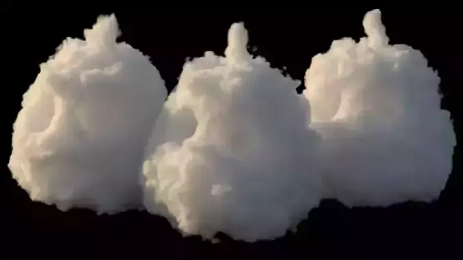 Pumpkins shape volume VDB format