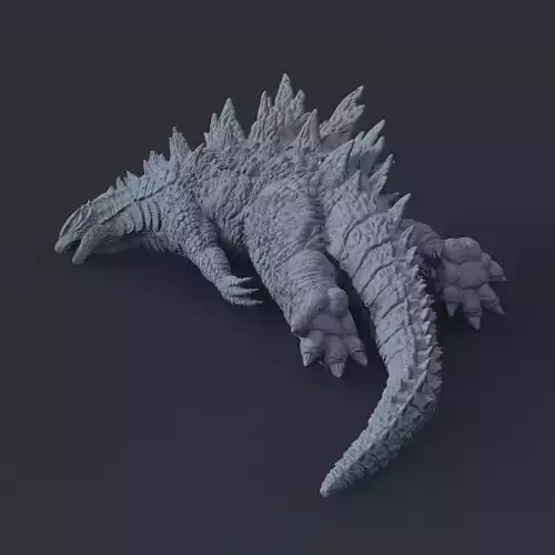 Godzilla 2014 - Dead Pose 3D print model