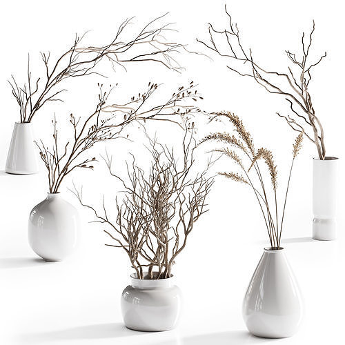 Bouquet04-branches 3D model
