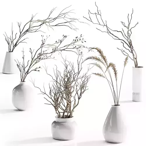Bouquet04-branches 3D model