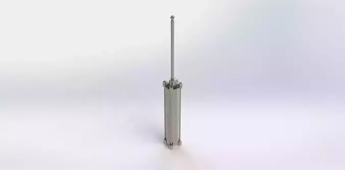 Cilindro SMC C96NDB100-500C Cylinder 3D model