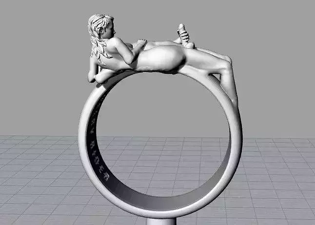 Mistress watching her cuckold playing ring