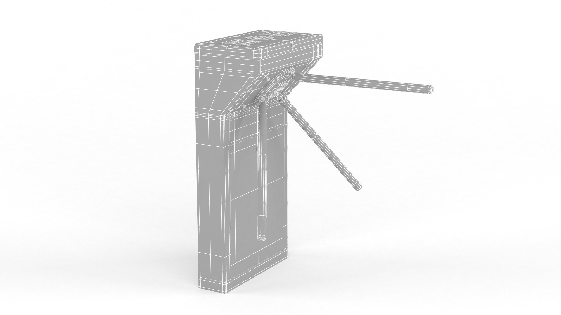 Turnstile Gate 3D model_10