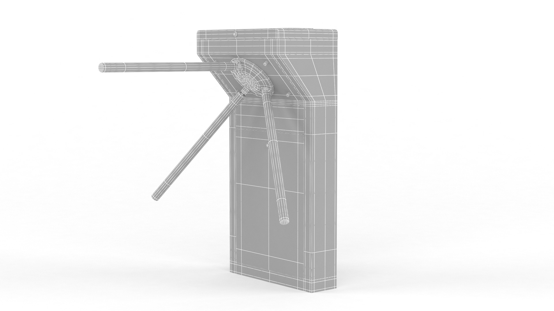 Turnstile Gate 3D model_11