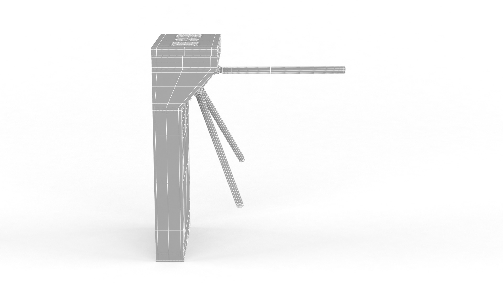 Turnstile Gate 3D model_7