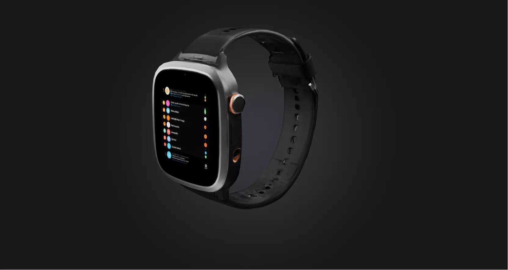 Smartwatch Low-poly 3D model_0