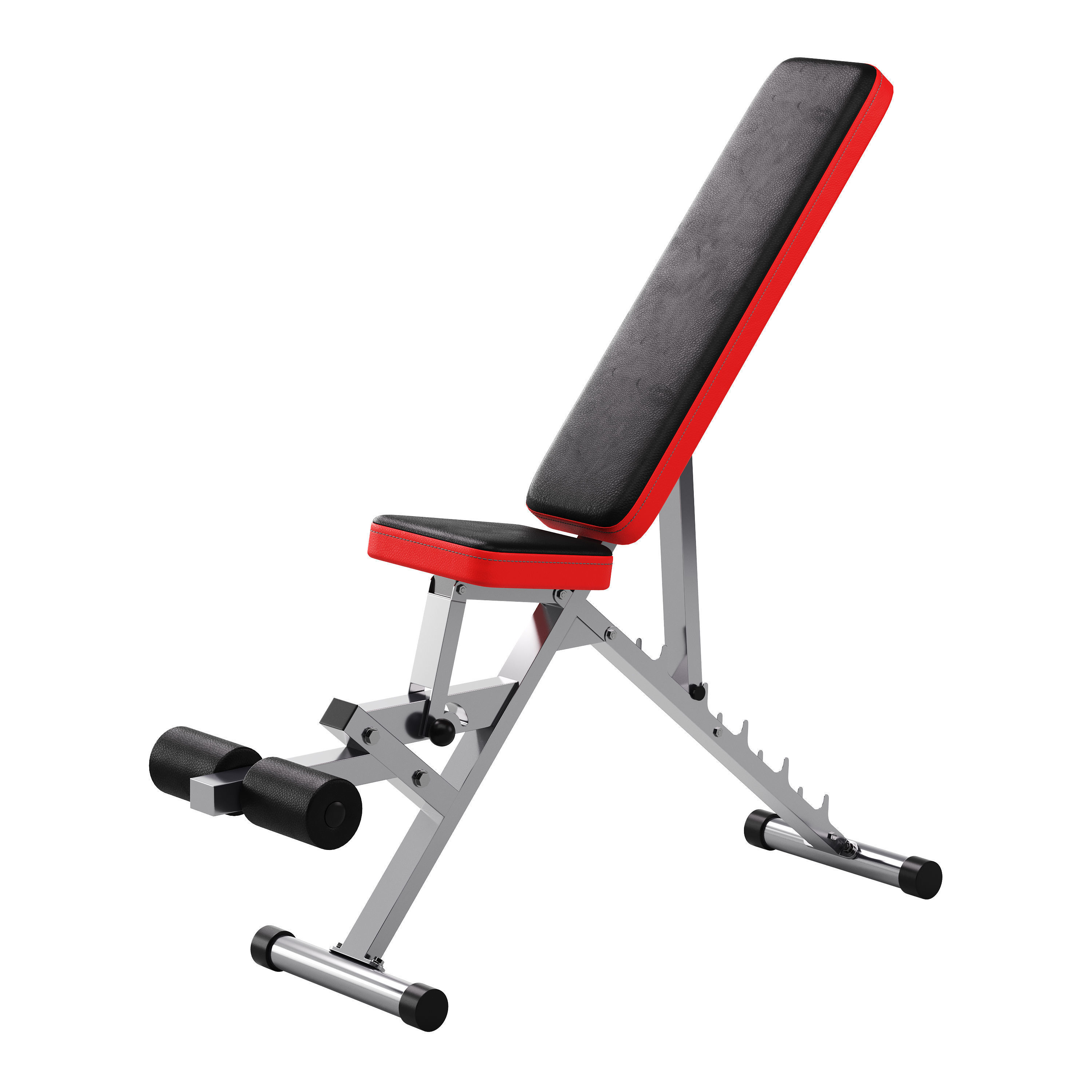 CCLIFE ZERRO Banco de Pesas Ajustable Banco de Abdominales 3D model_6