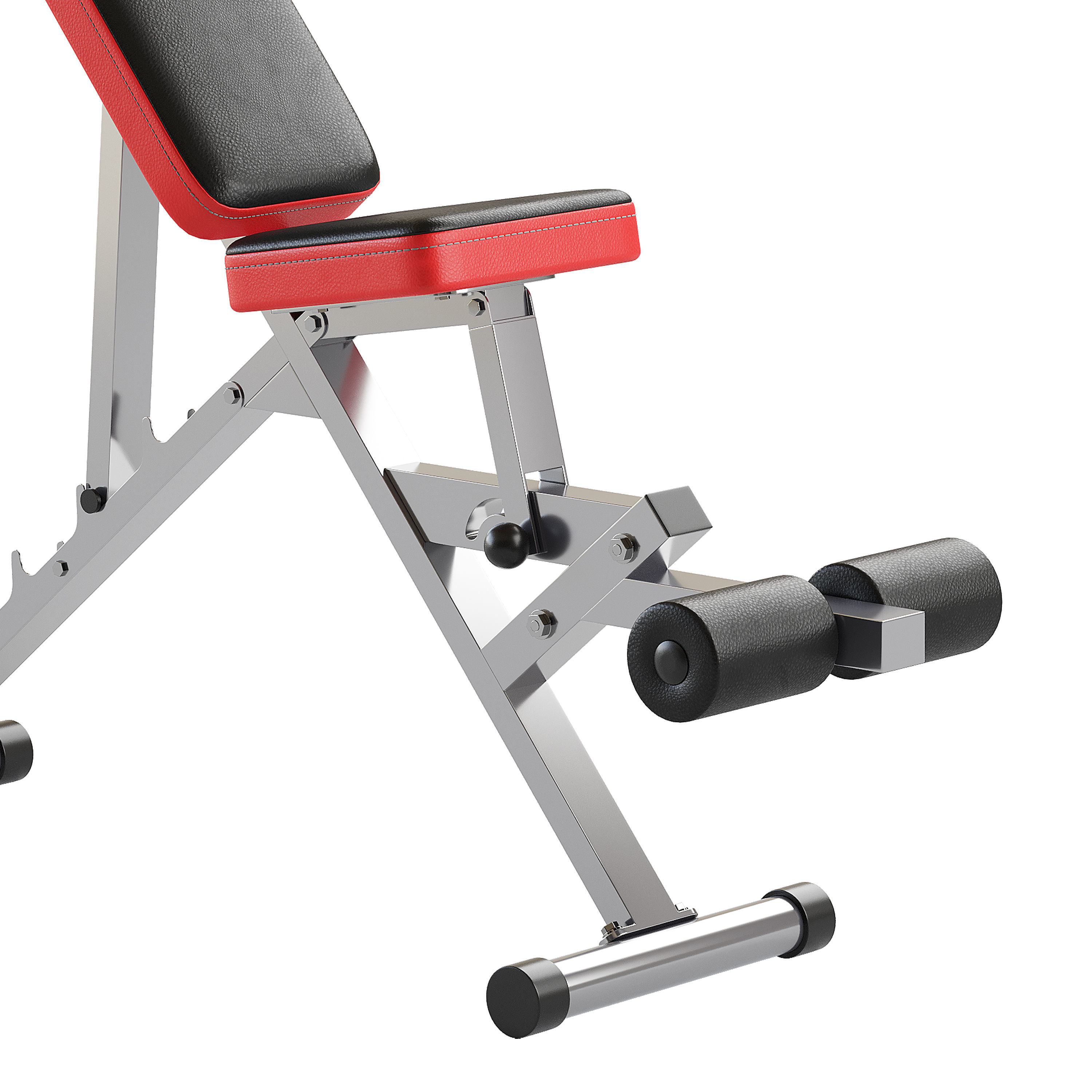 CCLIFE ZERRO Banco de Pesas Ajustable Banco de Abdominales 3D model_7