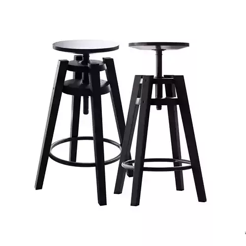 Black Bar Stool or Chair IKEA