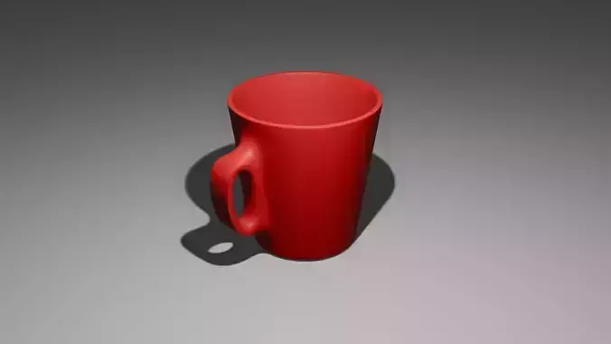 A simple red cup